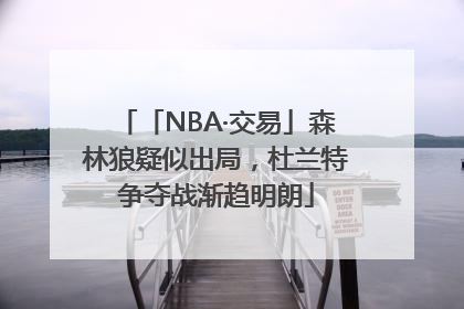 「NBA·交易」森林狼疑似出局，杜兰特争夺战渐趋明朗