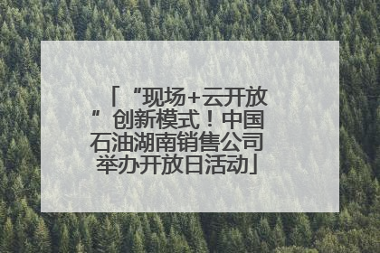 “现场+云开放”创新模式！中国石油湖南销售公司举办开放日活动