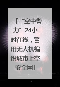 “空中警力”24小时在线，警用无人机编织城市上空安全网