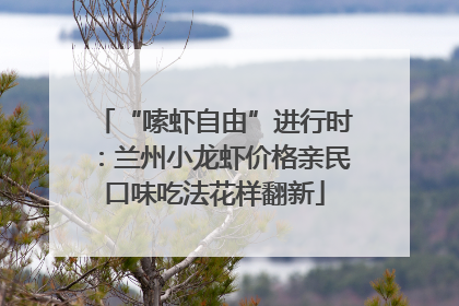 “嗦虾自由”进行时：兰州小龙虾价格亲民口味吃法花样翻新