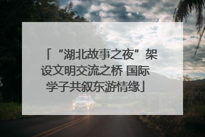 “湖北故事之夜”架设文明交流之桥 国际学子共叙东游情缘