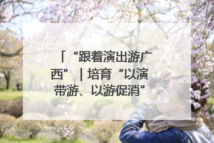 “跟着演出游广西”｜培育“以演带游、以游促消”文旅消费新生态