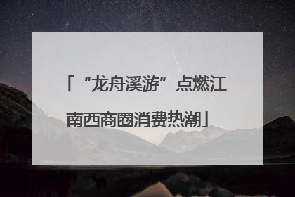 “龙舟溪游”点燃江南西商圈消费热潮
