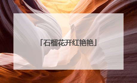 石榴花开红艳艳
