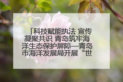 科技赋能执法 宣传凝聚共识 青岛筑牢海洋生态保护屏障—青岛市海洋发展局开展“世界海洋日”和“全国海洋宣传日”宣传活动
