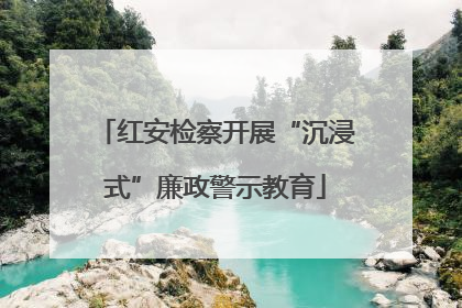 红安检察开展“沉浸式”廉政警示教育