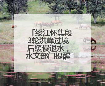 绥江怀集段3轮洪峰过境后缓慢退水，水文部门提醒：水位仍较高需做好防御