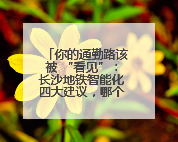你的通勤路该被 “看见”：长沙地铁智能化四大建议，哪个戳中你的出行痛点？