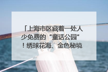 上海市区藏着一处人少免费的“童话公园”！绣球花海、金色秘境……地铁直达→