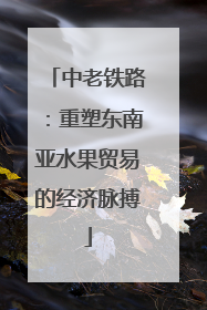中老铁路：重塑东南亚水果贸易的经济脉搏