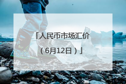 人民币市场汇价（6月12日）