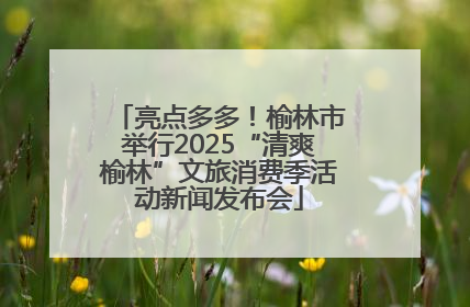 亮点多多！榆林市举行2025“清爽榆林”文旅消费季活动新闻发布会