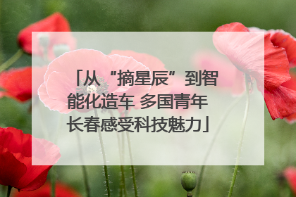 从“摘星辰”到智能化造车 多国青年长春感受科技魅力