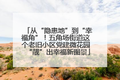 从“隐患地”到“幸福角”！五角场街道这个老旧小区党建微花园“靓”出幸福新图景