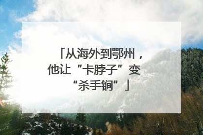 从海外到鄂州，他让“卡脖子”变“杀手锏”