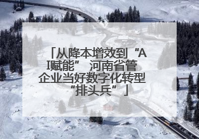 从降本增效到“AI赋能” 河南省管企业当好数字化转型“排头兵”