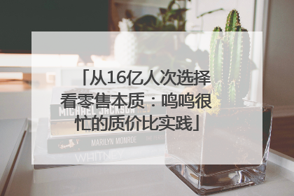 从16亿人次选择看零售本质：鸣鸣很忙的质价比实践