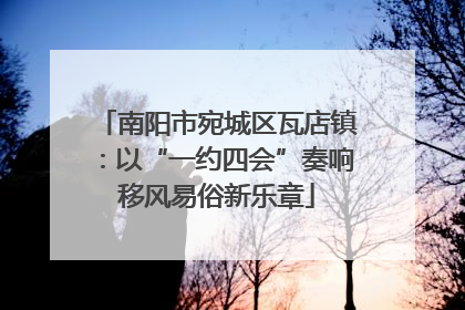 南阳市宛城区瓦店镇：以“一约四会”奏响移风易俗新乐章