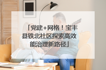 党建+网格！宝丰县铁北社区探索高效能治理新路径