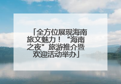 全方位展现海南旅文魅力！“海南之夜”旅游推介暨欢迎活动举办