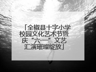 全椒县十字小学校园文化艺术节暨庆“六·一”文艺汇演璀璨绽放
