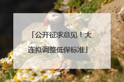 公开征求意见！大连拟调整低保标准