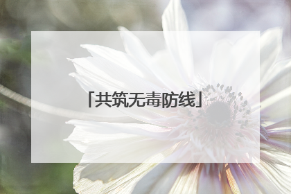 共筑无毒防线