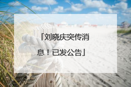 刘晓庆突传消息！已发公告