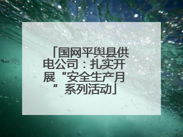 国网平舆县供电公司：扎实开展“安全生产月”系列活动