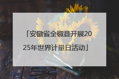 安徽省全椒县开展2025年世界计量日活动