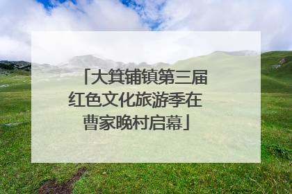 大箕铺镇第三届红色文化旅游季在曹家晚村启幕