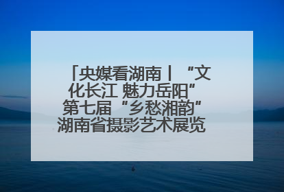 央媒看湖南丨“文化长江 魅力岳阳”第七届“乡愁湘韵”湖南省摄影艺术展览盛大启幕