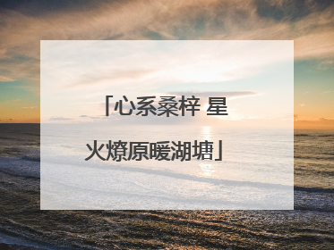 心系桑梓 星火燎原暖湖塘