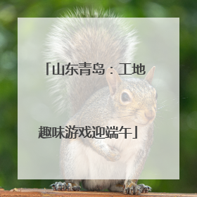 山东青岛：工地趣味游戏迎端午