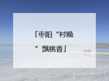 枣阳“村晚”飘桃香