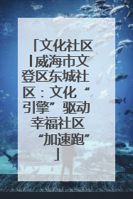 文化社区│威海市文登区东城社区：文化“引擎”驱动 幸福社区“加速跑”