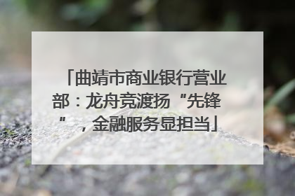曲靖市商业银行营业部：龙舟竞渡扬“先锋”，金融服务显担当