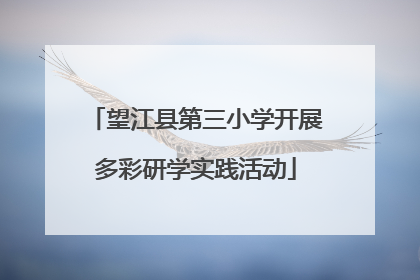 望江县第三小学开展多彩研学实践活动