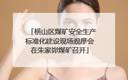 横山区煤矿安全生产标准化建设现场观摩会在朱家峁煤矿召开