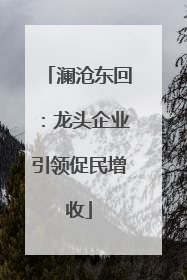 澜沧东回：龙头企业引领促民增收
