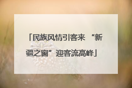 民族风情引客来 “新疆之窗”迎客流高峰