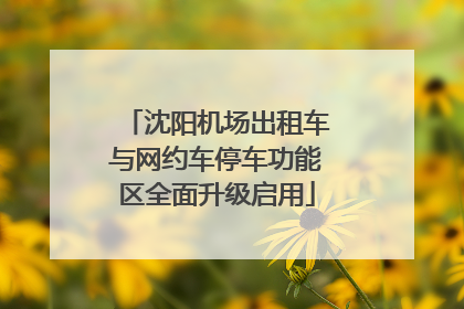 沈阳机场出租车与网约车停车功能区全面升级启用