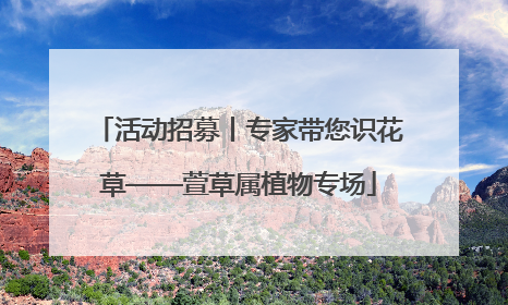 活动招募丨专家带您识花草——萱草属植物专场