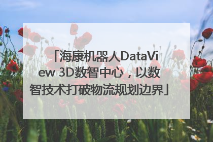 海康机器人DataView 3D数智中心，以数智技术打破物流规划边界