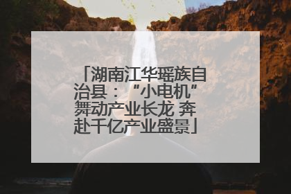 湖南江华瑶族自治县：“小电机”舞动产业长龙 奔赴千亿产业盛景