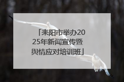 耒阳市举办2025年新闻宣传暨舆情应对培训班
