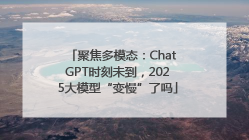 聚焦多模态：ChatGPT时刻未到，2025大模型“变慢”了吗