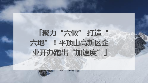 聚力“六做” 打造“六地”！平顶山高新区企业开办跑出“加速度”