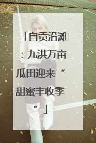 自贡沿滩：九洪万亩瓜田迎来“甜蜜丰收季”