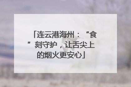连云港海州：“食”刻守护，让舌尖上的烟火更安心